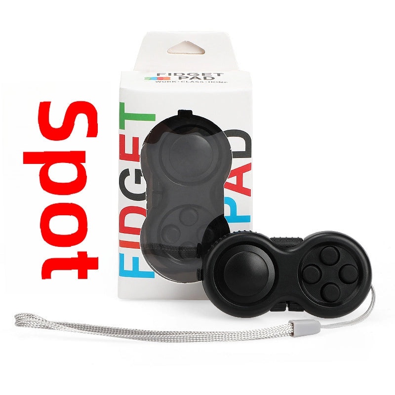 Second Generation Rubik's Cube Stress Relief Fidget Button Handle Toy | Fidget Toys & Stress Relief Gadgets