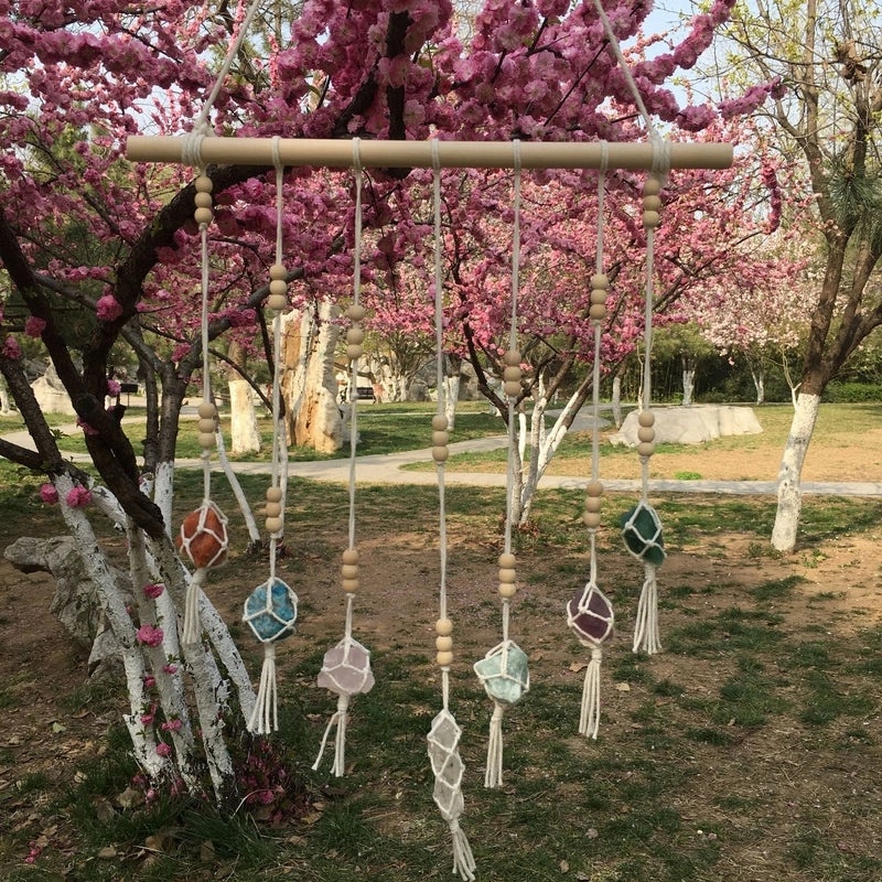 Handmade Crystal Tassel Metal Wind Chime for Home Outdoor Decor|Decorative Wind Chimes