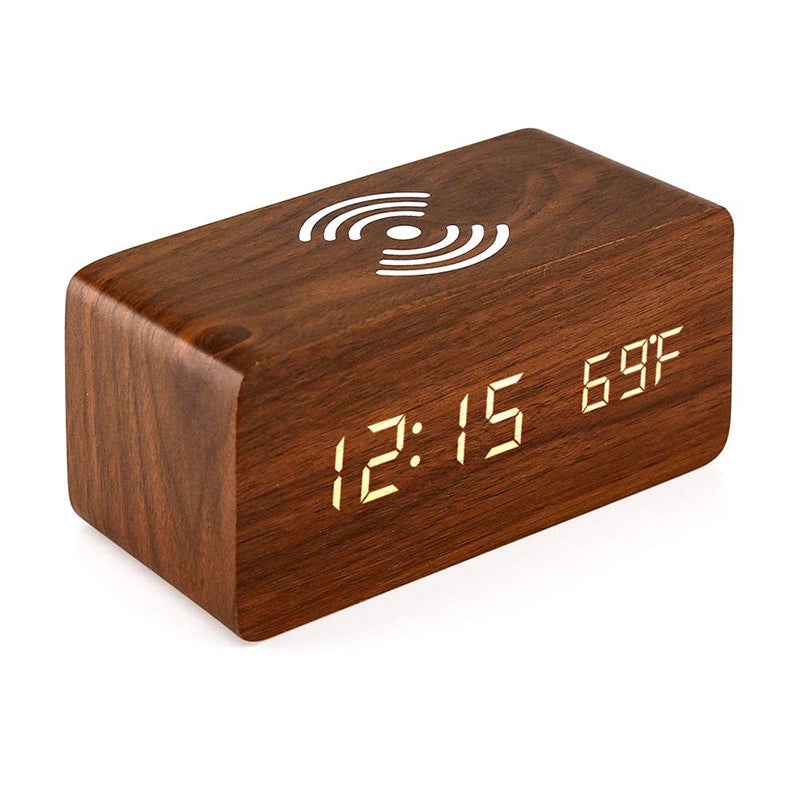 Minimalist Wooden Alarm Clock for Home Decor | Home Decor & Accessories