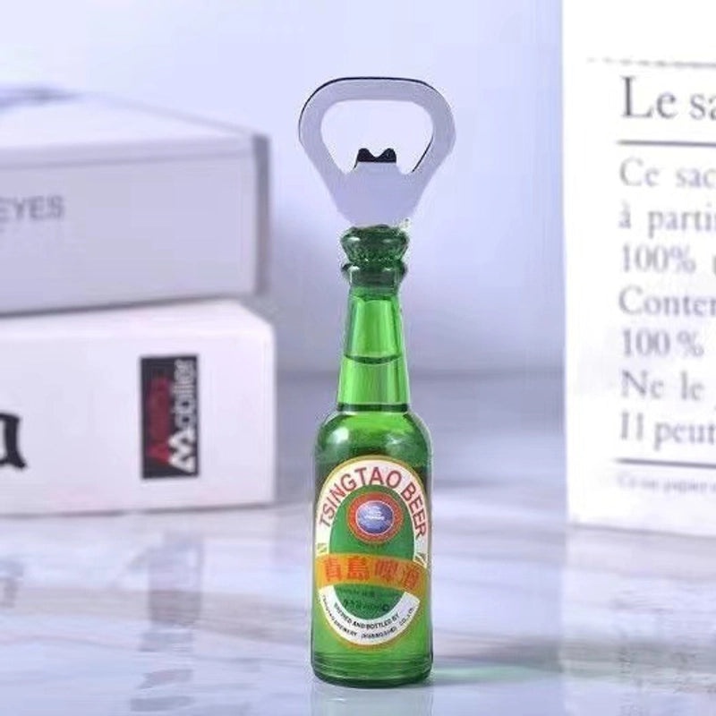 Creative Mini Beer Bottle Opener Refrigerator Magnet Personalized Home Bar Tool | Kitchen & Dining Accessories