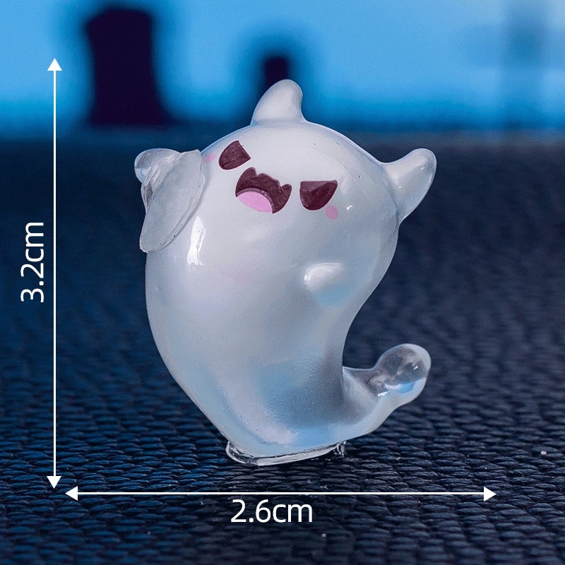 Luminous Mini Halloween Ghost Doll Ornament Cute Micro Landscape Desktop Decoration|Home Decor Accessories