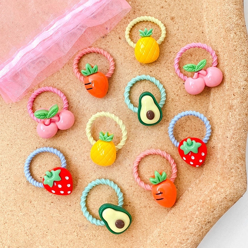 Gentle Baby Hair Bands, Soft Rubber Hair Ties for Kids, Non-Damaging Korean Style Hair Accessories|Childrens Hair Accessories