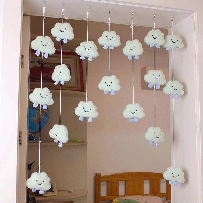 Relaxed Holiday Clouds Polyester Hanging Wall Decor | Home Decor