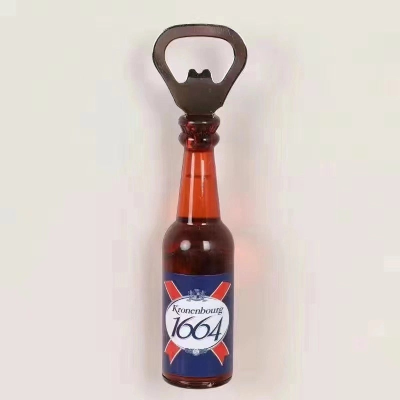 Creative Mini Beer Bottle Opener Refrigerator Magnet Personalized Home Bar Tool | Kitchen & Dining Accessories