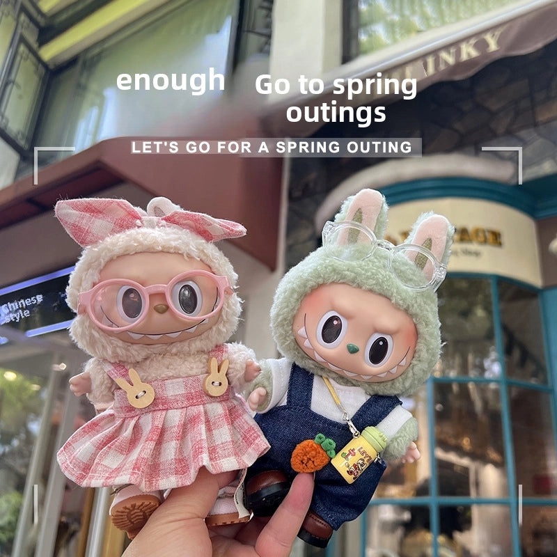 Macron Vinyl Blind Box Pendant 17cm Mini Clothes for Keychain Doll Accessories|Keychain Accessories