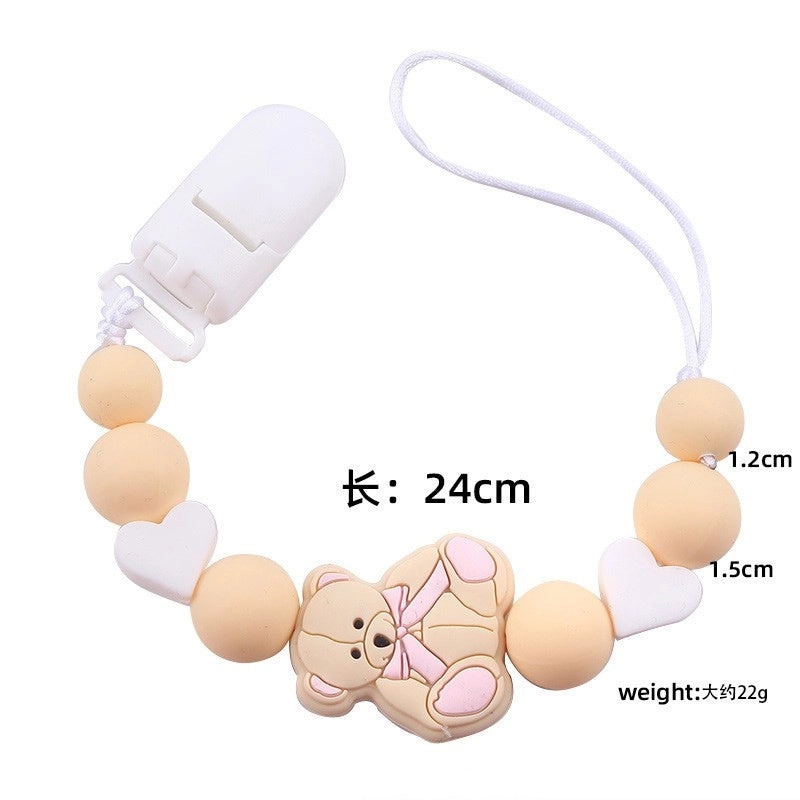 Adorable Bear Silicone Baby Accessories | Baby Products