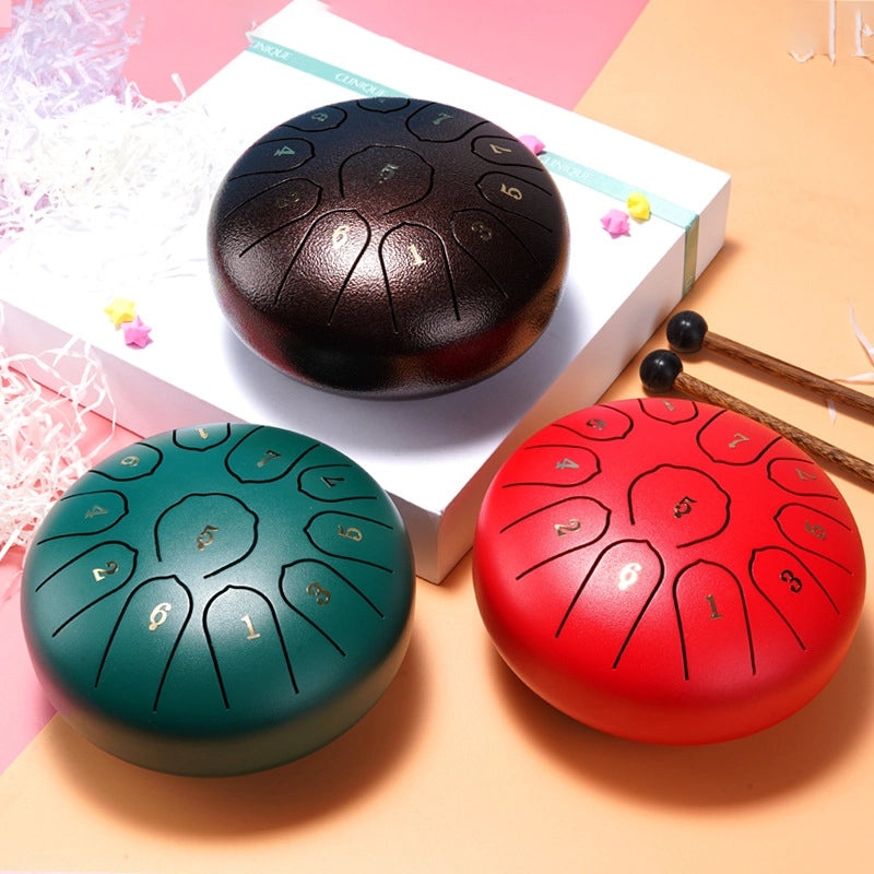 Ethereal Solid Color Carbon Steel Drum Toy for Kids|Musical Instruments & Toys