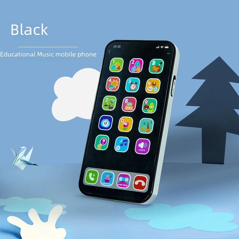 Interactive Kids Apple Phone Toy with Music Early Learning Educational Mobile Model for Toddlers 0-3 Years|Educational Toys