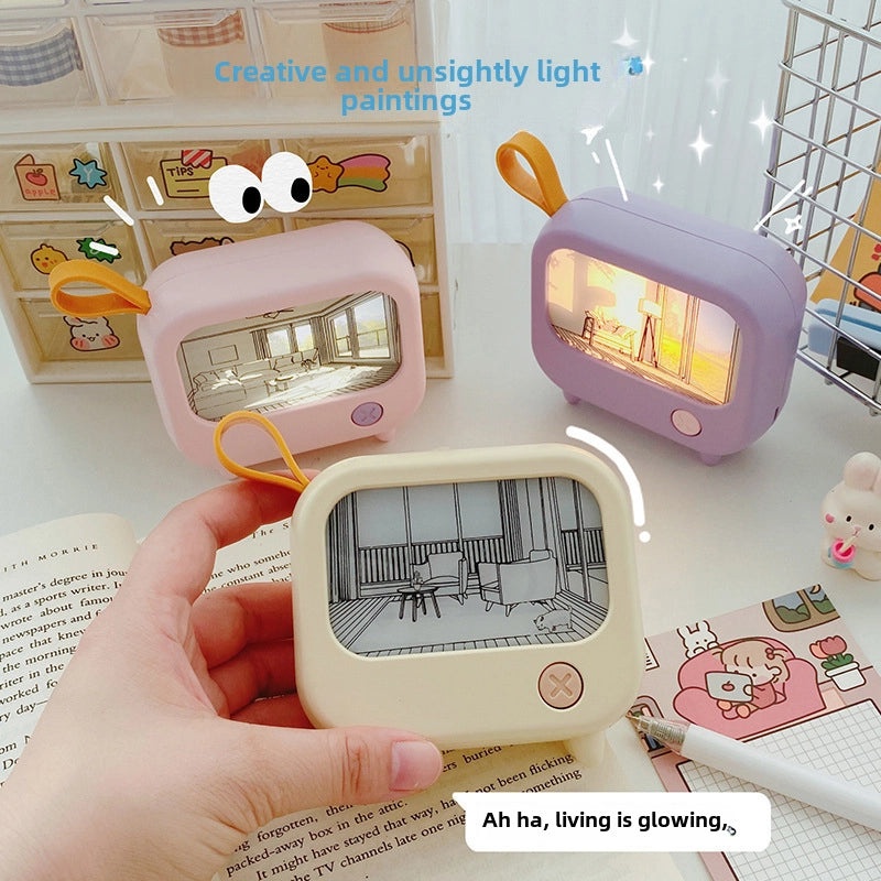 Rechargeable Light Painting Night Light for Kids|Children's Bedroom Lighting