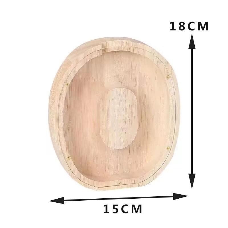 Piggy Bank Wooden Letter Toy for Kids | Educational Wooden Toys