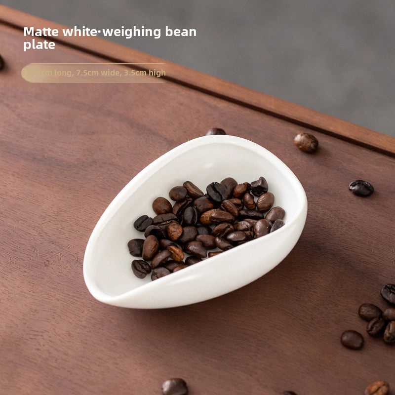 Ceramic Tea Lotus Bean Tray Spare Part for Kung Fu Tea Set Retro Black Celadon White Porcelain Tea Spoon Spatula|Tea Accessories