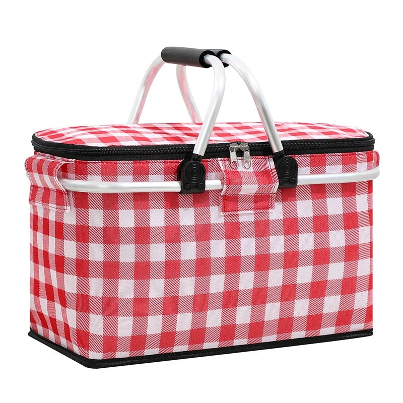 Minimalist Solid Color Lattice Oxford Cloth with Aluminum Foil Layer|Fashion Accessories
