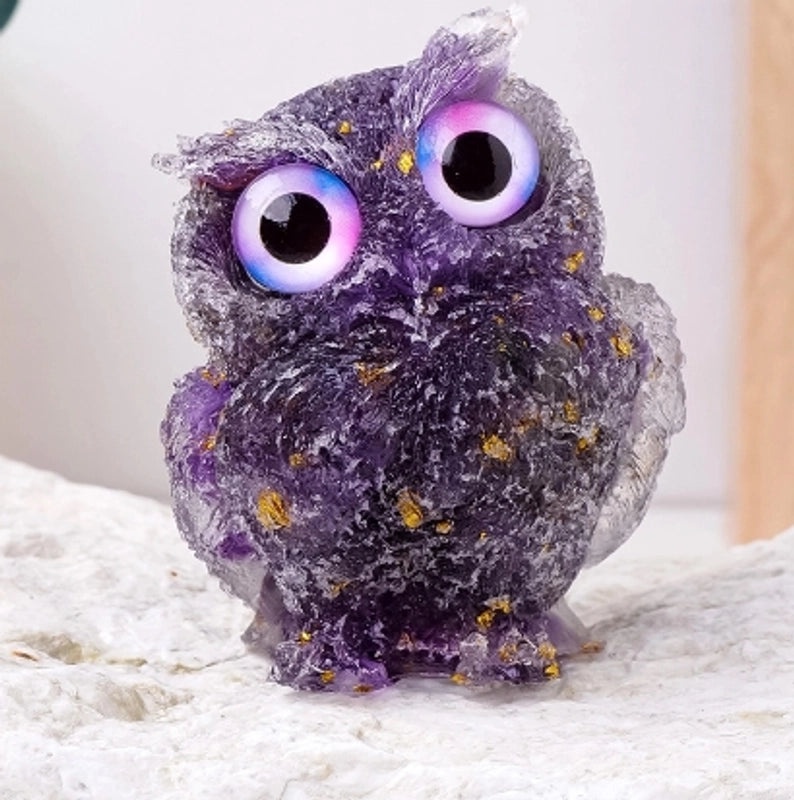 Minimalist Owl Crystal Figurine Decorative Ornament|Home Decor