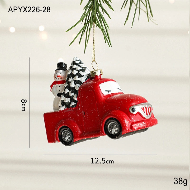 Christmas Tree Cake Hanging Ornament Cute Holiday Travel Decoration | Christmas Ornaments
