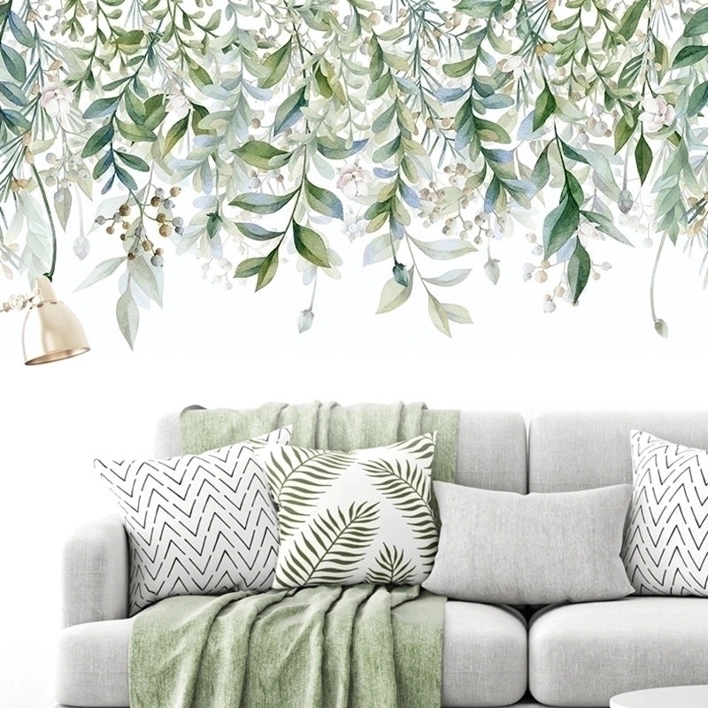 Spring Green Plants Removable PVC Wall Stickers for Home Decor | Wall Decals & Stickers