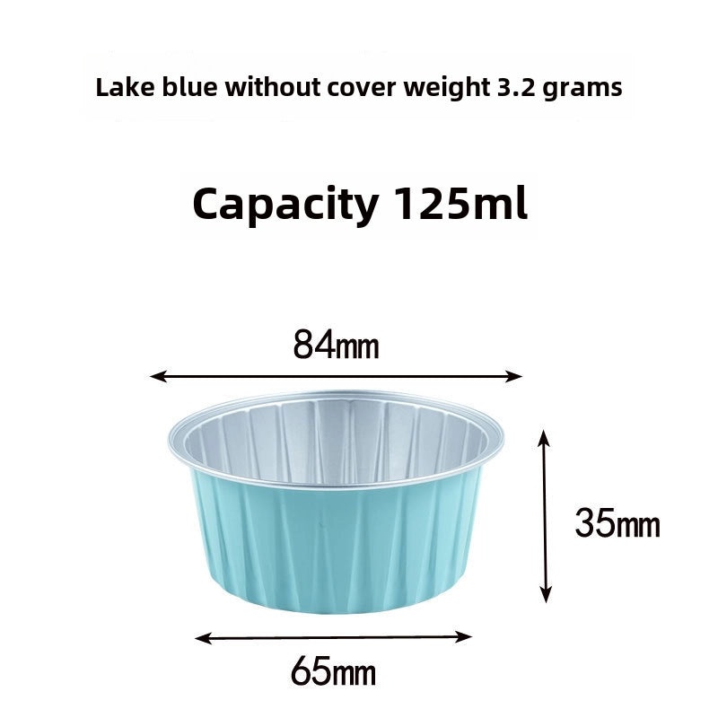Aluminum Foil Baking Cups for Air Fryer Pudding Cake Molds Round Disposable Cake Bowls|Bakeware & Cooking Accessories