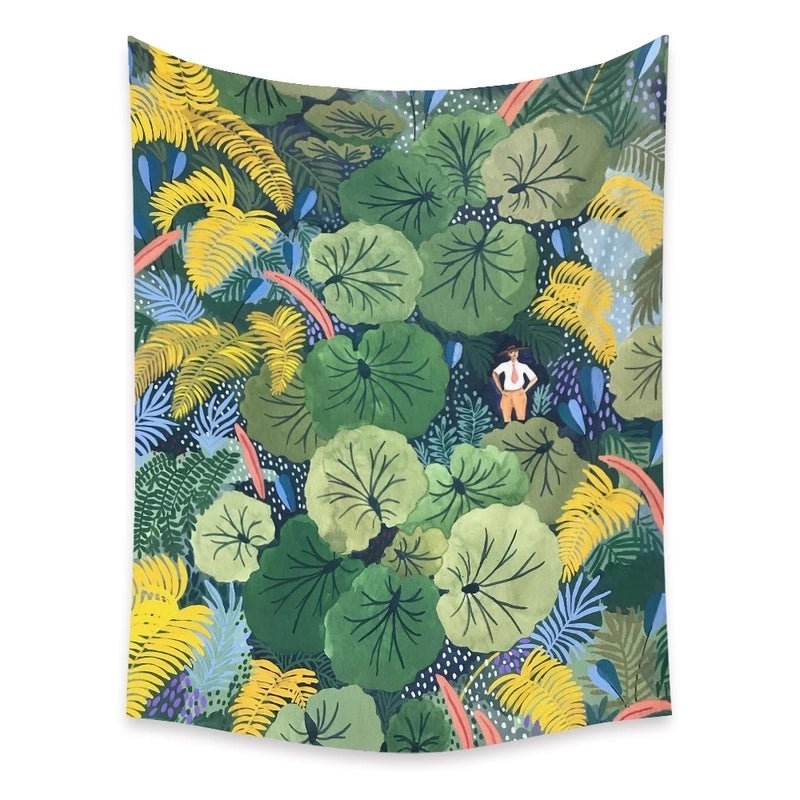 Stylish Comic Art Tapestry Wall Hanging Background Cloth | Home Decor & Wall Art