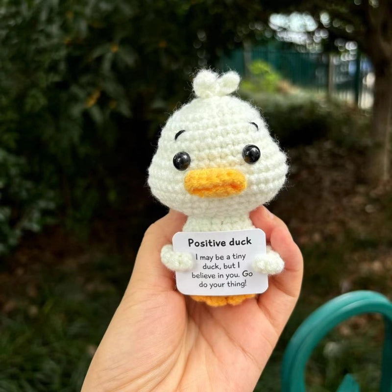 Handmade Wool Knitted Penguin Plush Toy for Stress Relief and Fun | Toys & Games