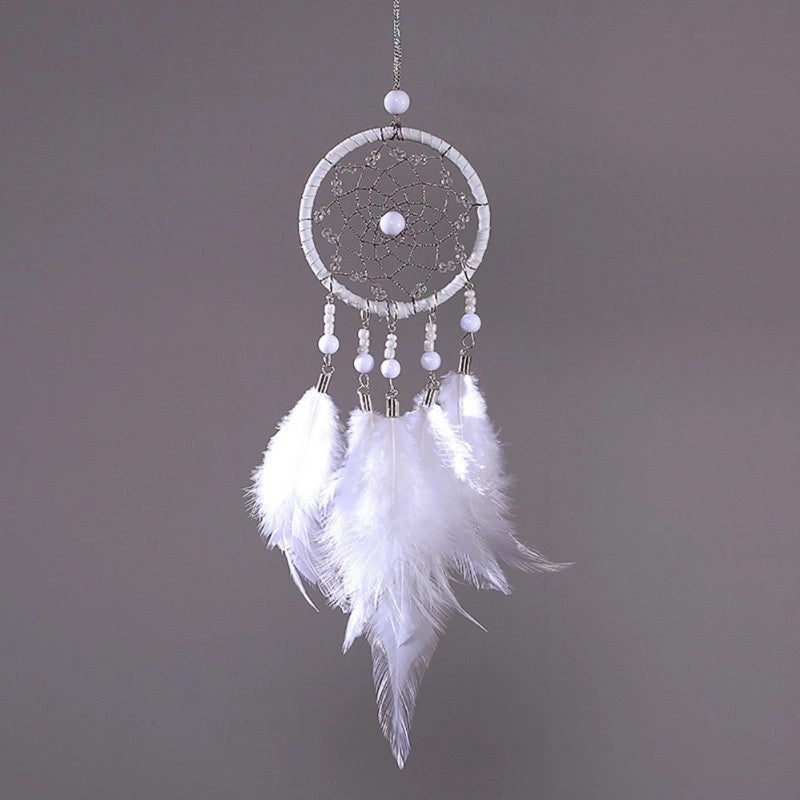 Bohemian Feather Dreamcatcher Pendant for Bag Keychain Car and Home Decor|Home Decor Accessories