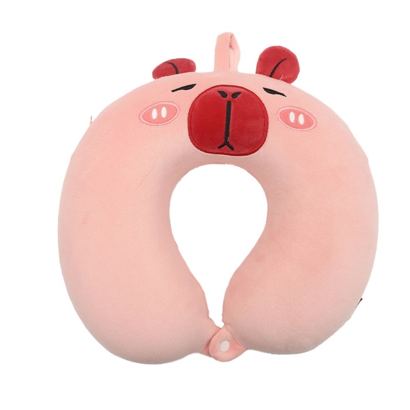 Cartoon Memory Foam U-Shaped Neck Pillow for Travel, Office, and Home | Travel Accessories