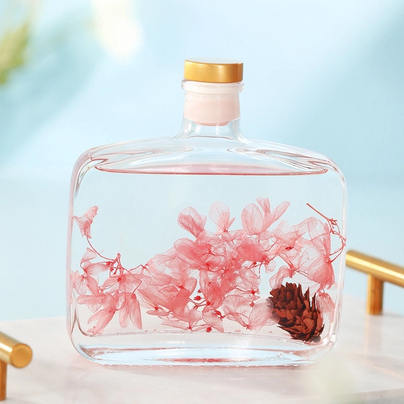Elegant Minimalist Flower Glass Diffuser | Home Fragrance & Aromatherapy