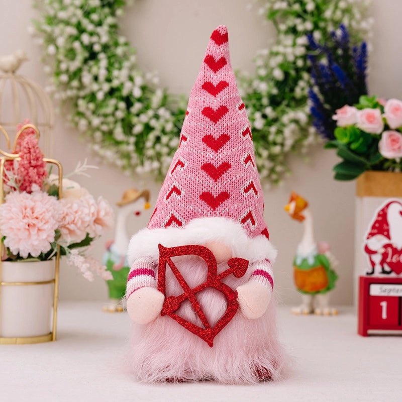 Valentine's Day Heart Shape Flower PVC Cloth Rudolph Doll Cute Holiday Date Gift|Valentine's Day Gifts