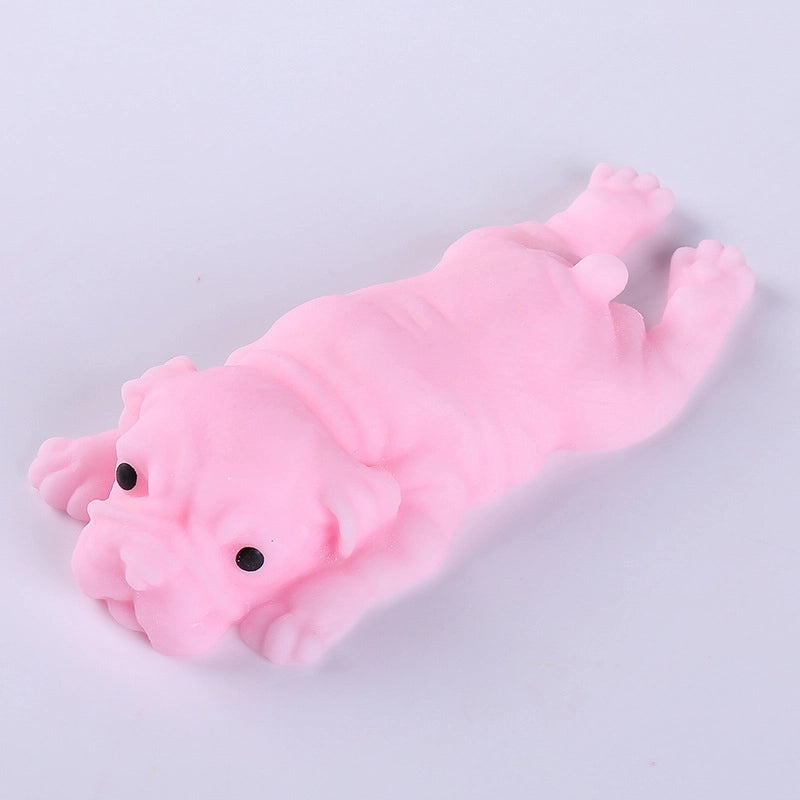 Adorable Soft Rubber Cartoon Dog Stress Relief Finger Press Toy | Stress Relief Toys