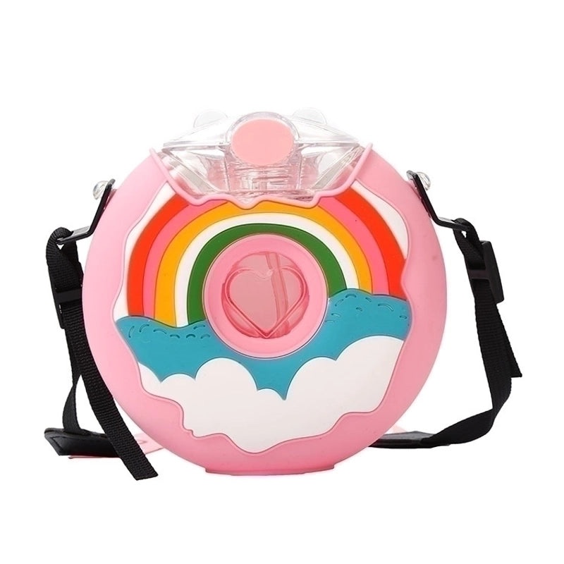 Adorable Cartoon Style Plastic Water Bottle Single Piece|Kitchen & Dining