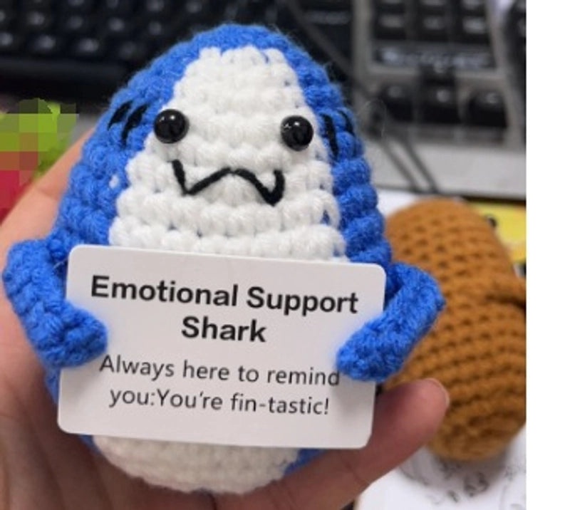 Knitted Fire Extinguisher Doll Cute Funny Plush Positive Energy Ornament|Home Decor Accessories