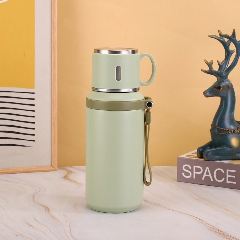 Stainless Steel Water Bottle Single Piece Casual Solid Color | Drinkware & Hydration