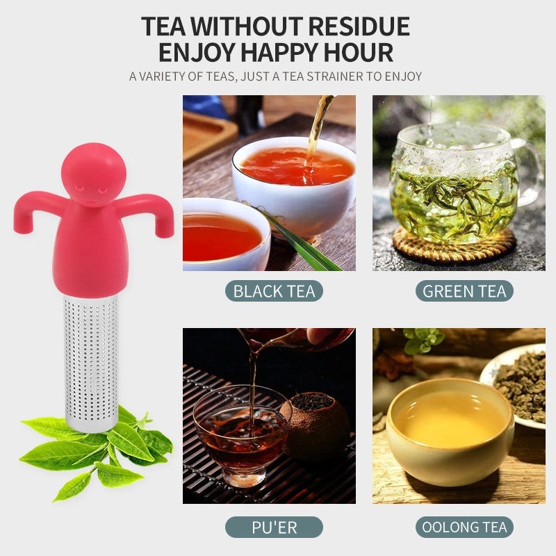 Stylish 304 Stainless Steel Humanoid Tea Infuser | Kitchen & Dining Accessories