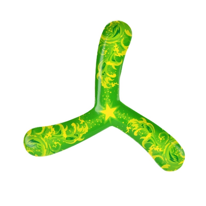 Colorful PU Flying Toy Boomerang with Heat Transfer Print | Outdoor Toys