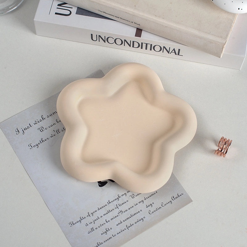 Love Flower Jewelry Display Plate for Photography Props Nail Art Small Objects Background|Photography Props