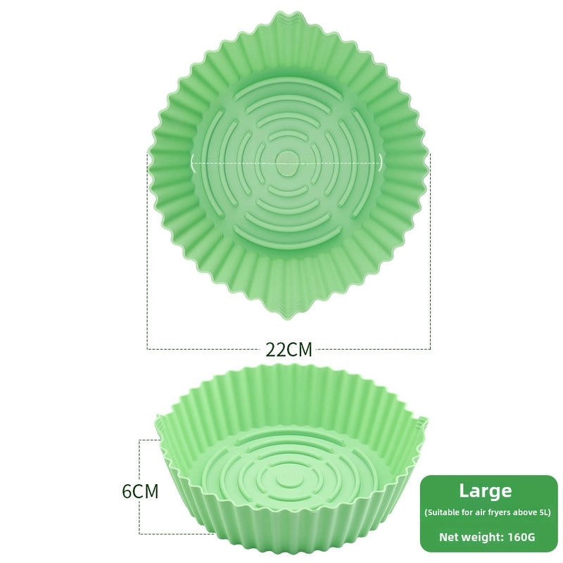 Silicone Air Fryer Cake Mold Round Cup DIY Baking Plate Mafen Cup Non-stick Silicone Pad|Kitchen & Dining Bakeware