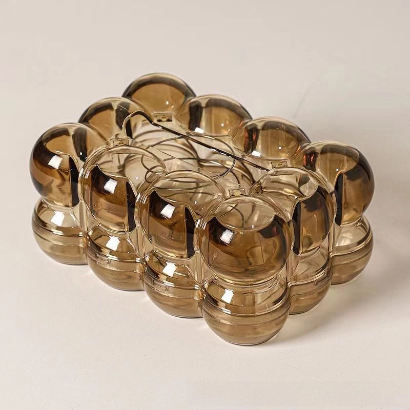 Nordic Luxury Transparent Tissue Box for Living Room Coffee Table | Home Decor Accessories