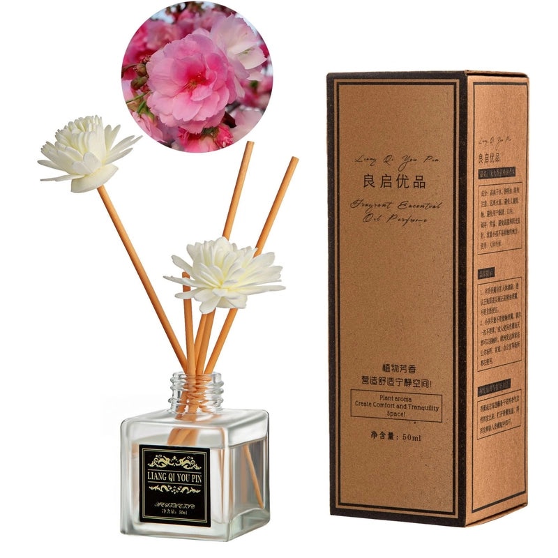 Minimalist Liquid Letter Rattan Home Scent Diffuser|Home Fragrance