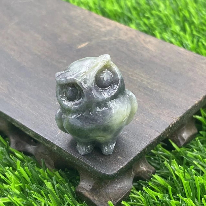 Vintage Style Owl Natural Stone Ornament for Home Decor|Home Decor & Accessories