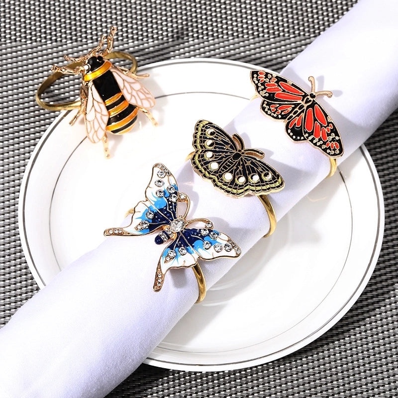 Vintage Butterfly Metal Napkin Holders|Tableware & Dining Accessories