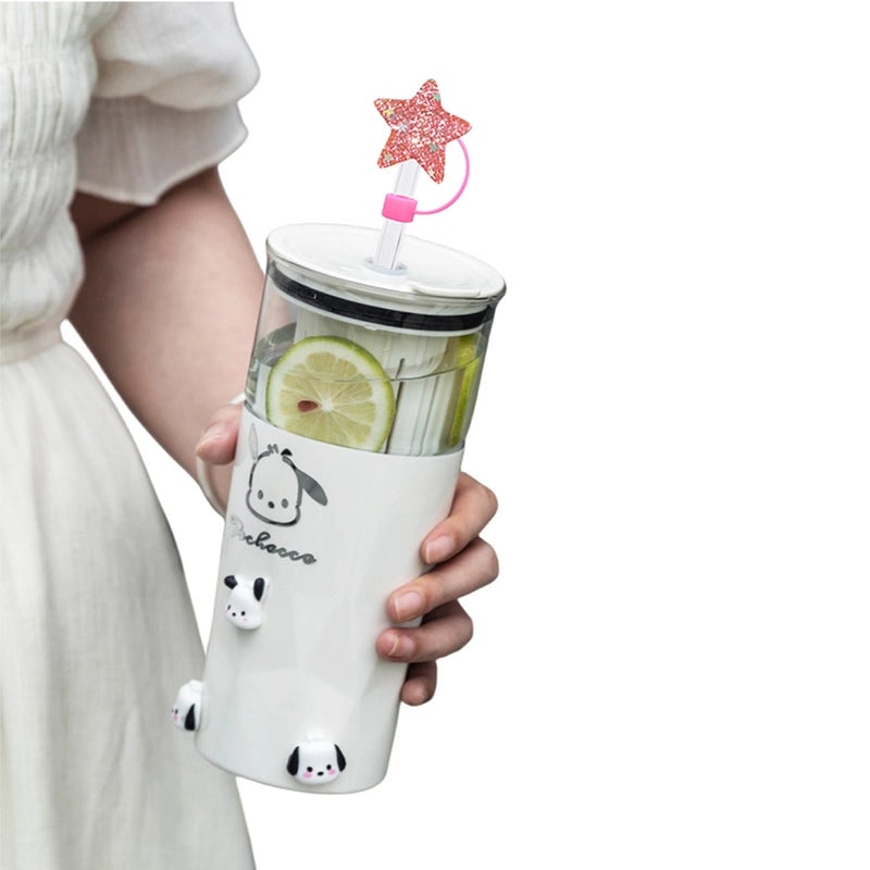 Cute Star Silica Gel Straw Cap for Drinks | Drinkware Accessories