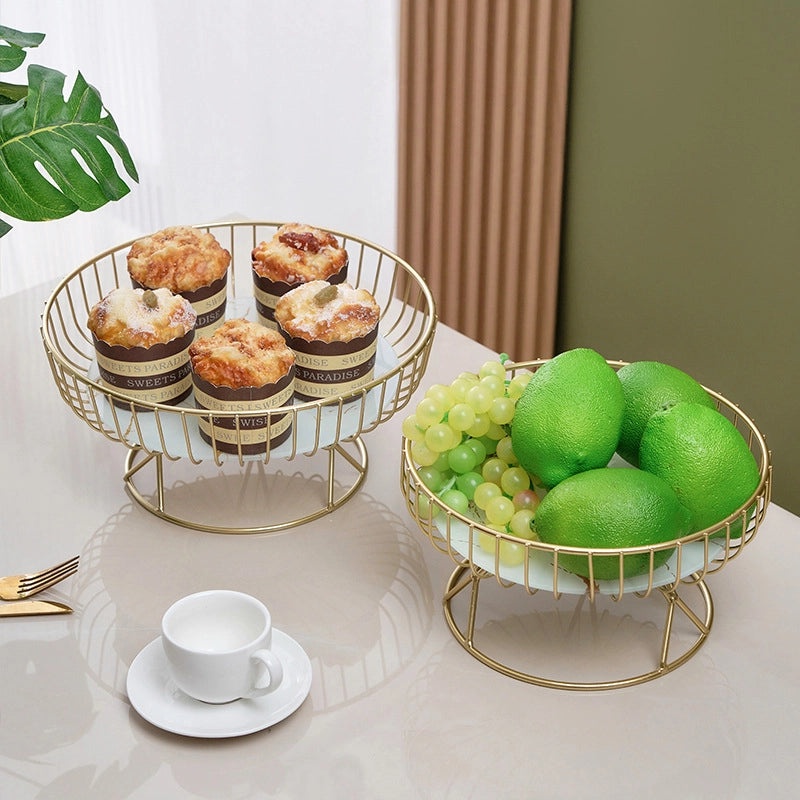 Stylish Solid Color PVC Fruit Basket for Home Decor|Home & Kitchen Storage