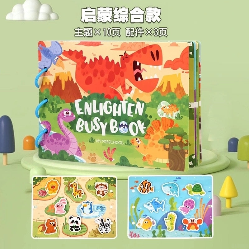 Educational Animal Paper Toys for Toddlers 3-6 Years|Learning & Educational Toys