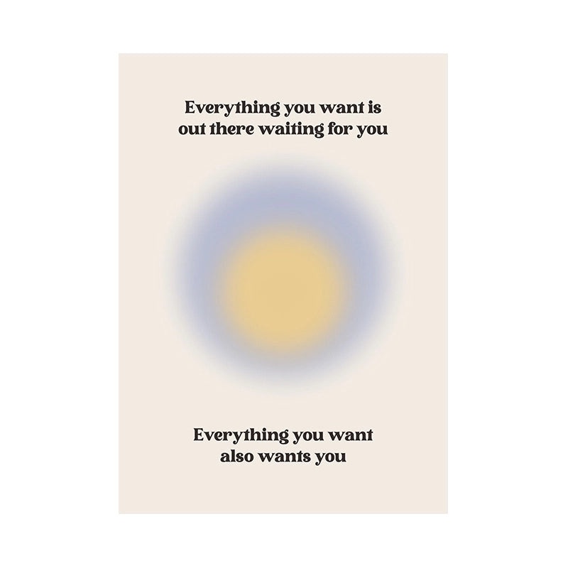 Modern Geometric Letter Canvas Wall Decor|Wall Art