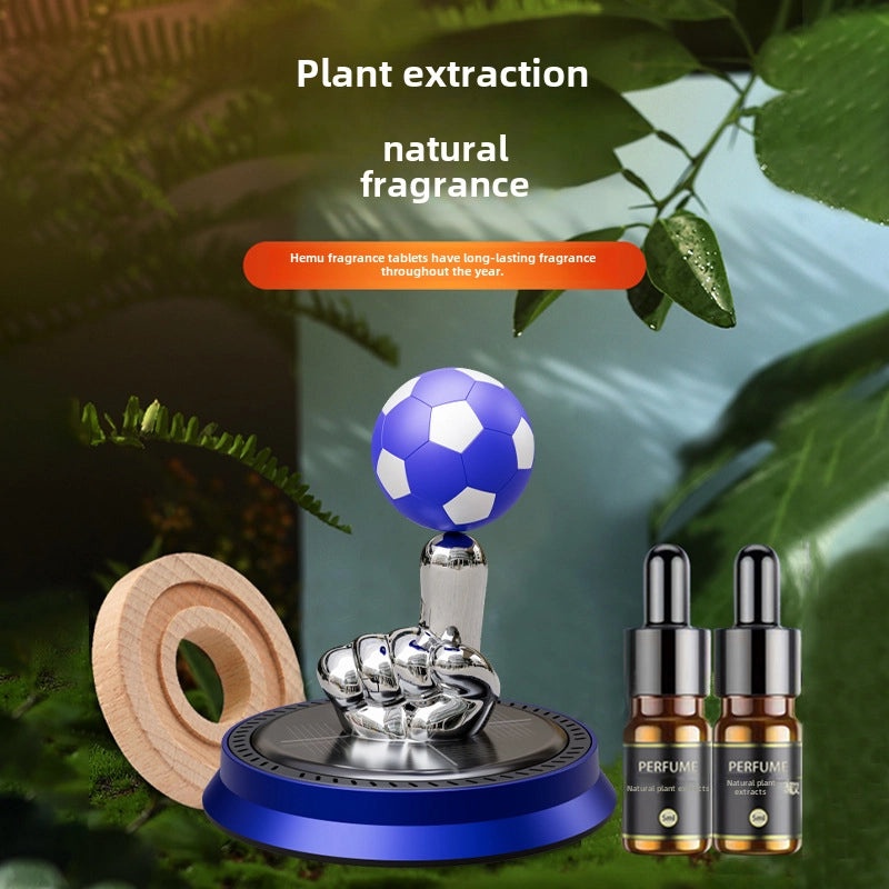 Solar Powered Car Air Freshener Hanging Ornament Long-Lasting Fragrance Odor Eliminator|Car Accessories