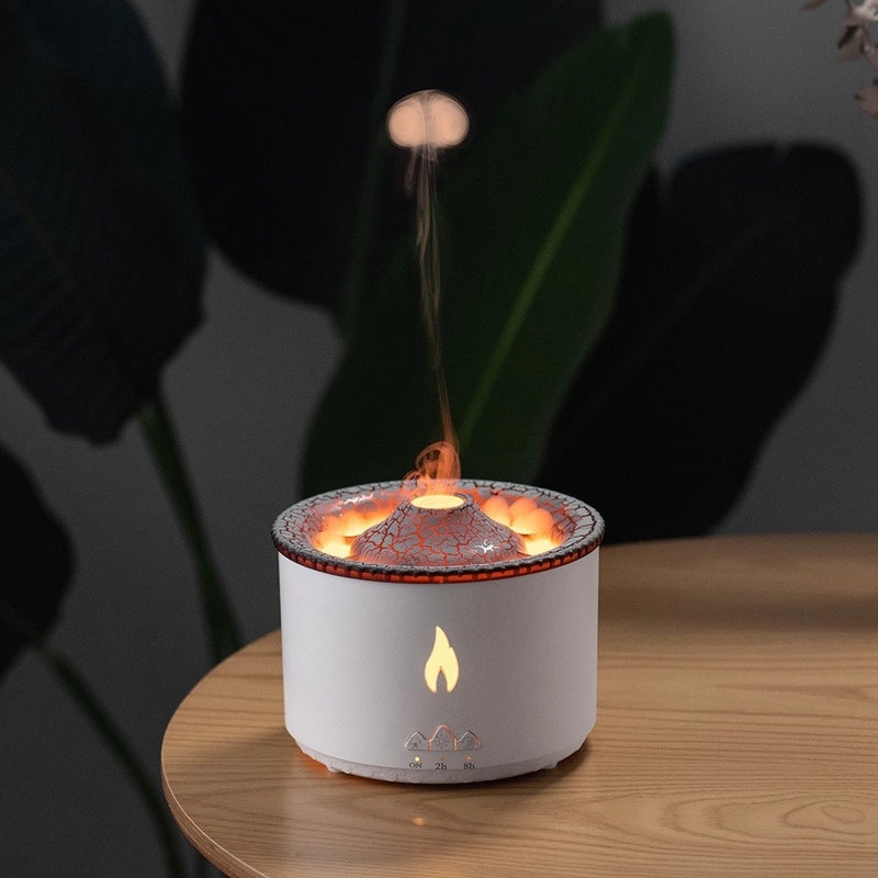 Simulation Flame Diffuser Humidifier Essential Oil Aroma Machine for Home Fragrance|Home Aromatherapy & Diffusers