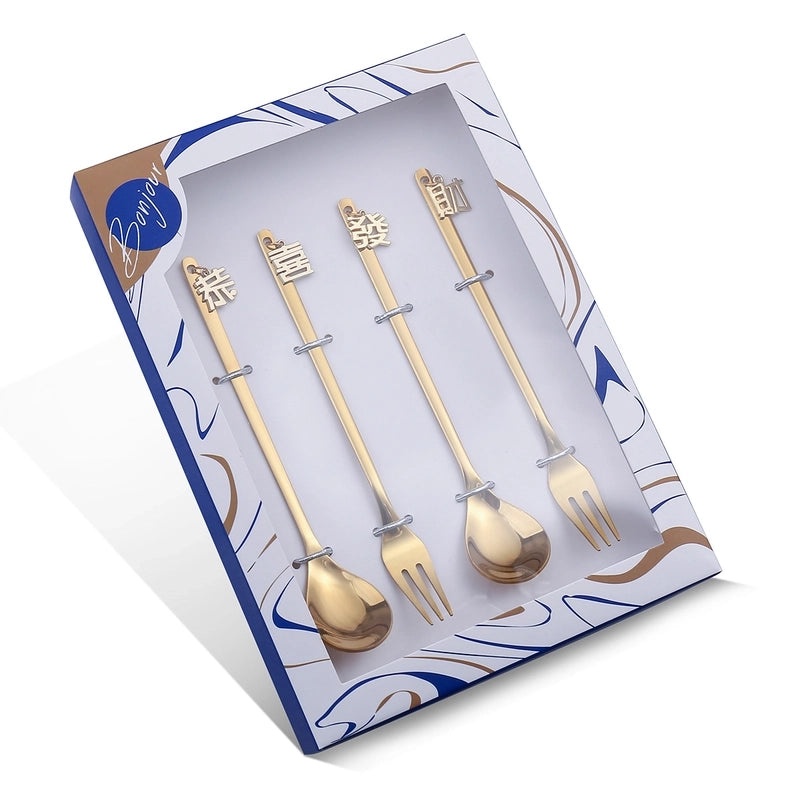 Charming Single-Color Stainless Steel Flatware Set for Everyday Use|Kitchen & Dining Tableware