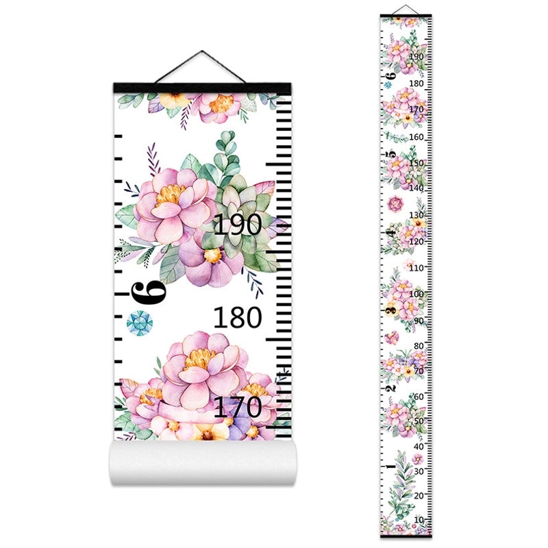 Nordic Kids Height Chart Wall Art | Decorative Growth Measurement for Children | Baby Height Sticker | Student Room Decor | Kids Growth Tracker|儿