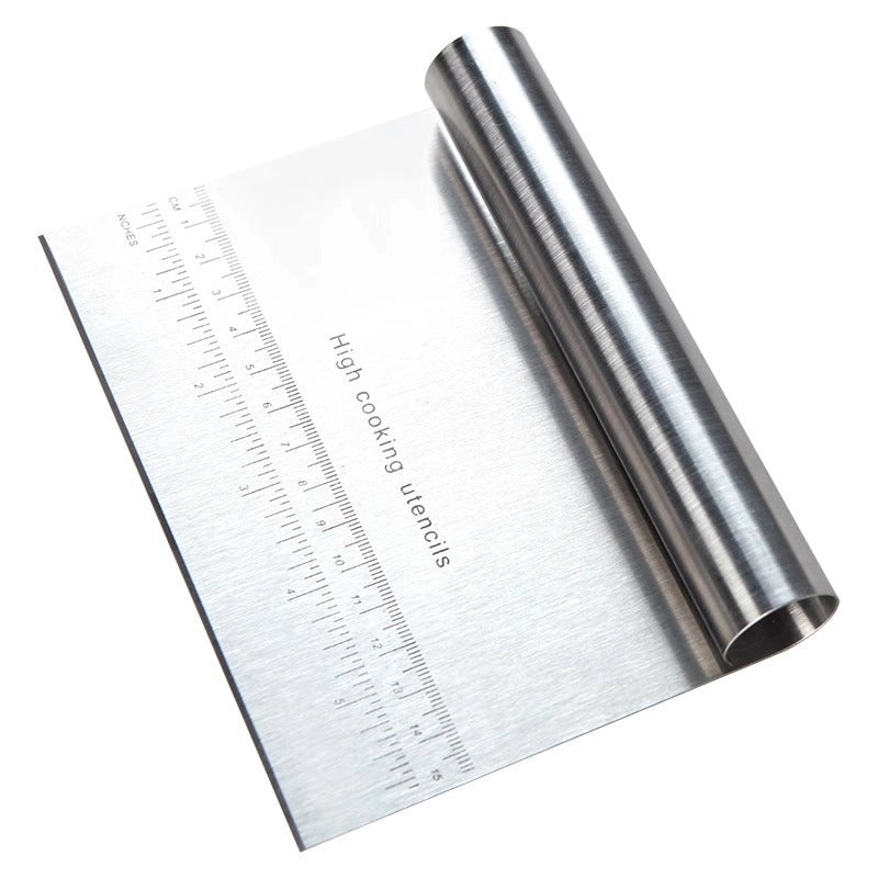 Multifunctional Stainless Steel Noodle Cutter and Dough Scraper | Kitchen Tools