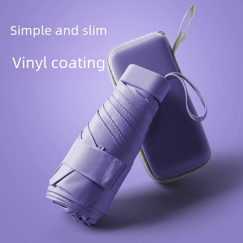 Ultra Light 60% UV Protection Folding Sun Umbrella for Women | Portable Pocket Sunshade with Custom Logo | Promotional Item | Fashion Accessories