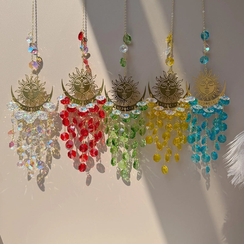 Delicate Sun Crystal Suncatcher for Window Decor | Home Decor