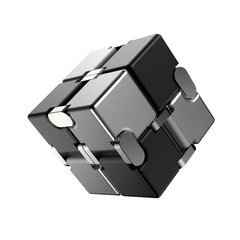 Aluminum Alloy Infinite Rubik's Cube Creative Decompression Toy Portable Flip Puzzle Cube|Toys & Games